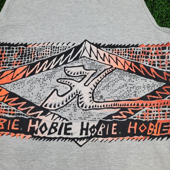 Vintage 90s Hobie Tribal Aztec Tank-Top Large 22x28 Wrap-Around - Picture 7 of 12